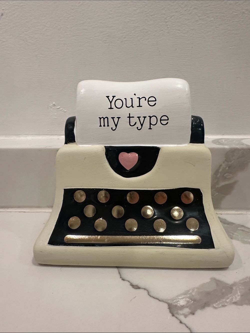 You're My Type Vintage Style Decorative Typewriter Figurine - Spritz - Target